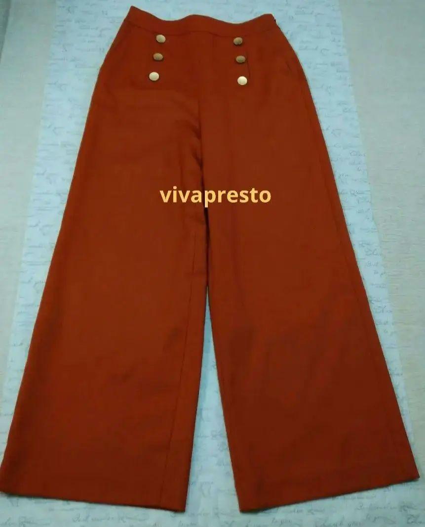 ◆新品・未使用◆vivapresto　ワイドパンツ　オレンジ
