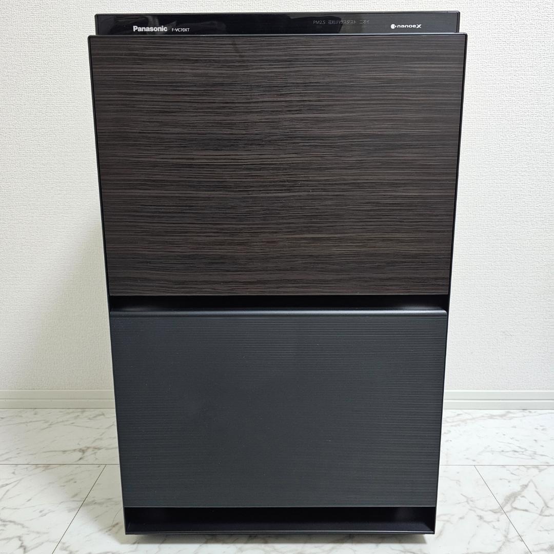 【美品】Panasonic パナソニック 加湿空気清浄機 F-VC70XT