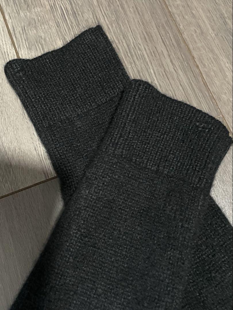Deuxieme Classe CARIAGGI レッグウォーマー　ブラック