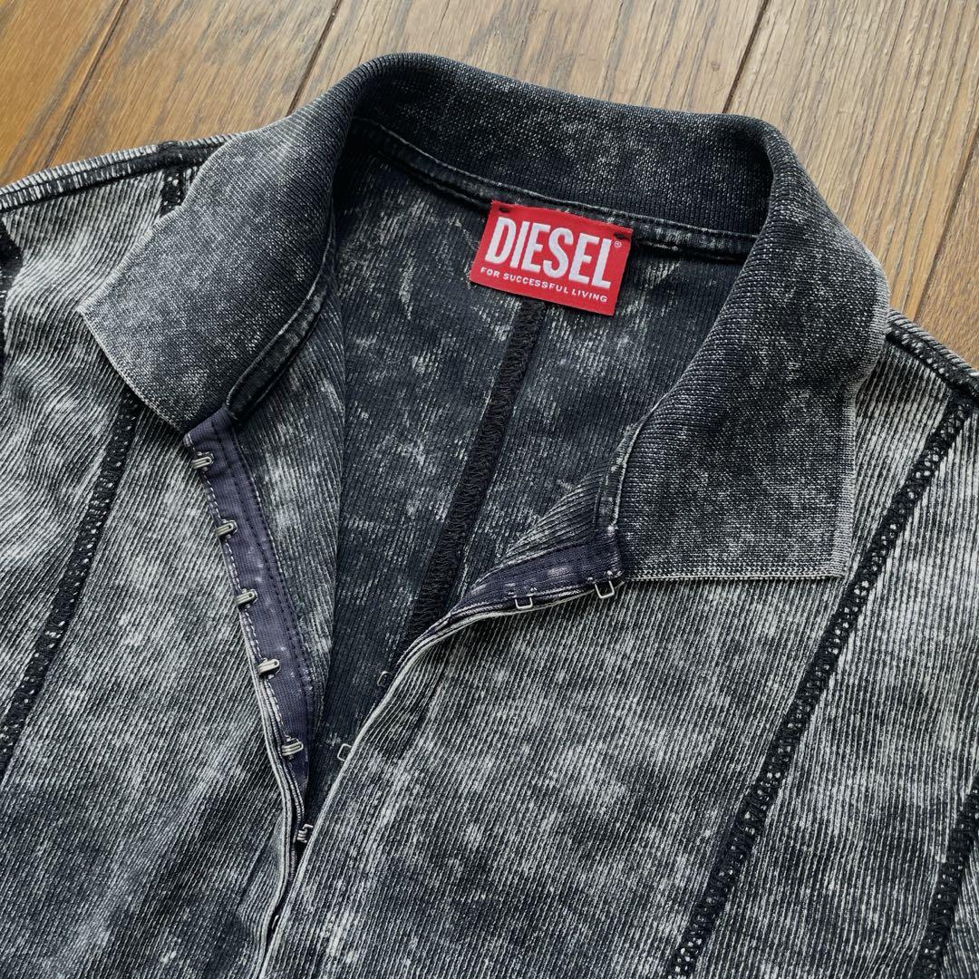 お値下げ中‼️DIESELジャージートップス(カーディガン)