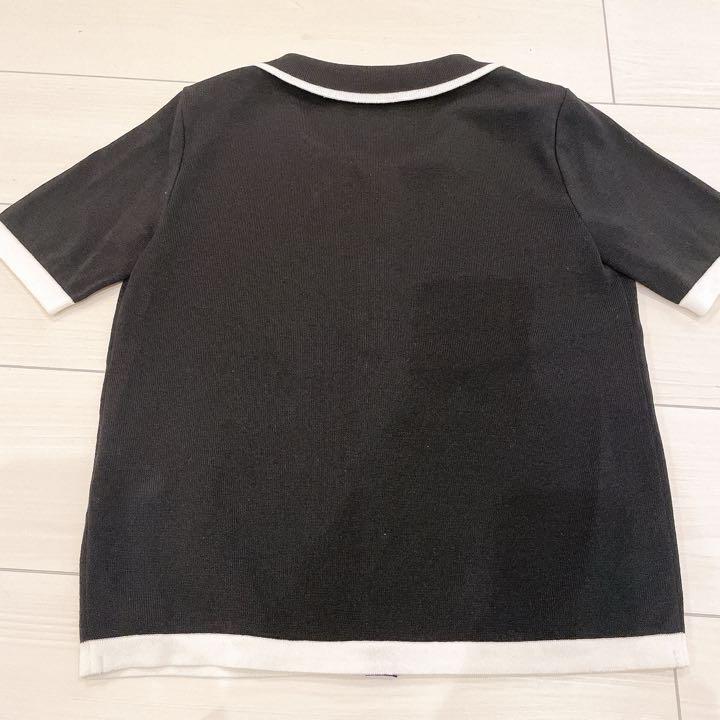 超激安 ルネ Rene 襟付きニット バイカラー カットソー トップス