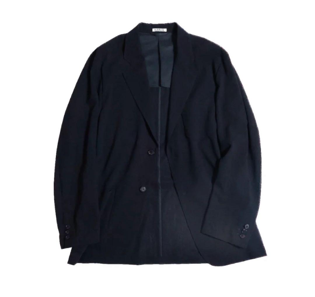ジャケット・アウター AURALEE HARD TWIST WOOL VIYELLA JACKET 5
