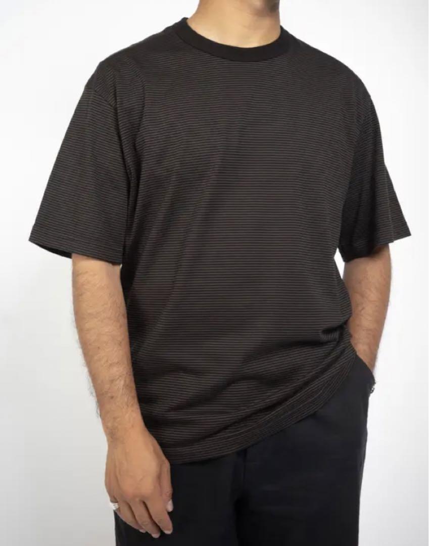 Over Dye Border T-shirts (black)