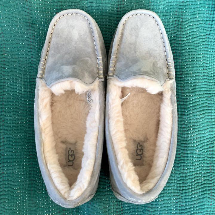 美品☆★ UGG モカシン アンスレー ライトグレー サイズ 25㎝