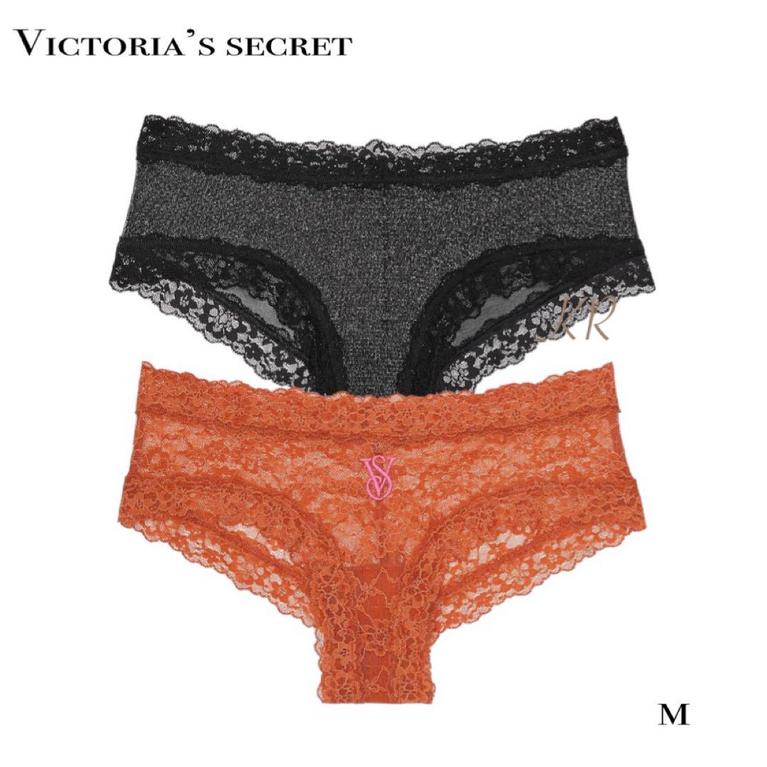 Victoria's secret レース チーキー ショーツ 2セット M - メルカリ