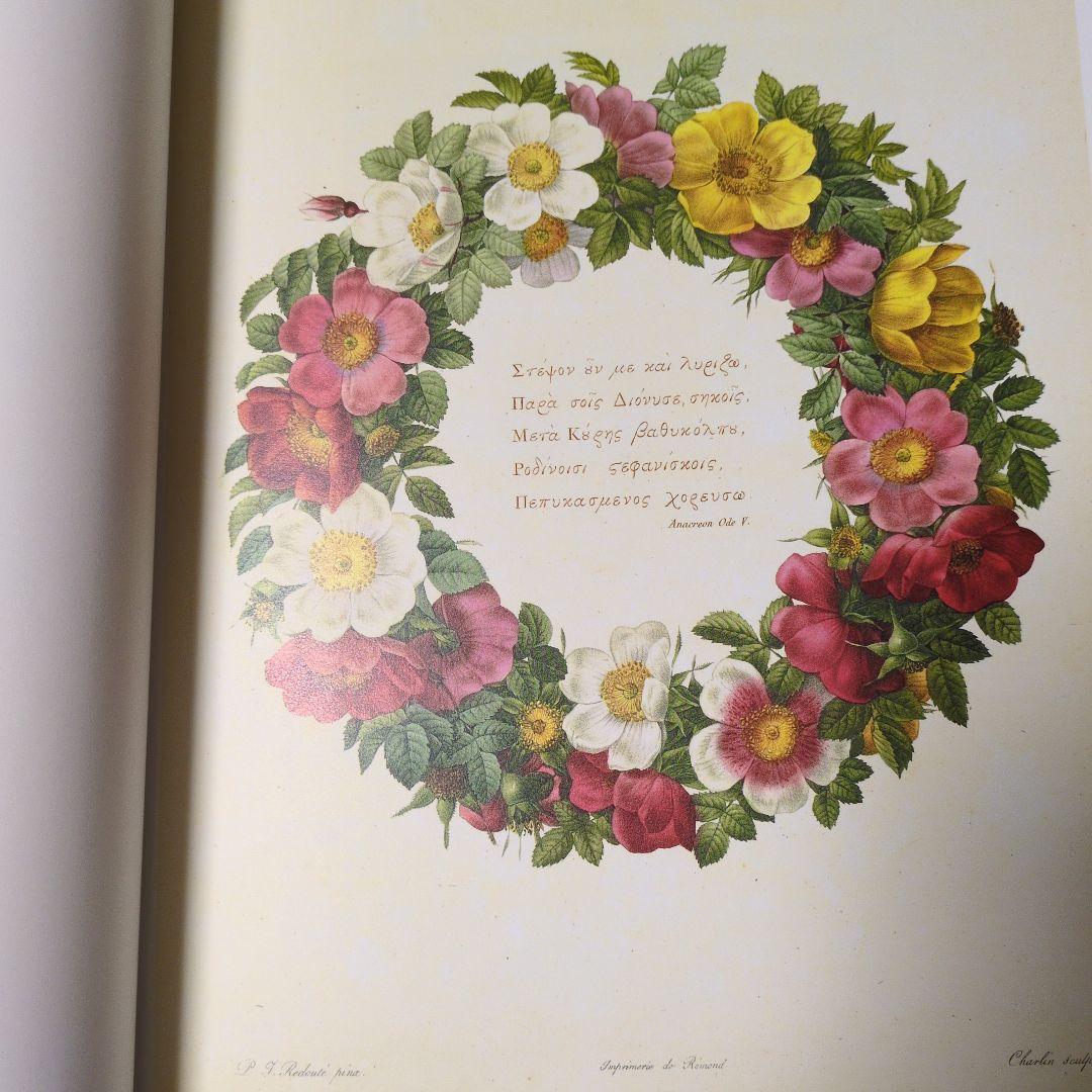 絶版　薔薇図譜　ピエールジョセフルドゥーテ