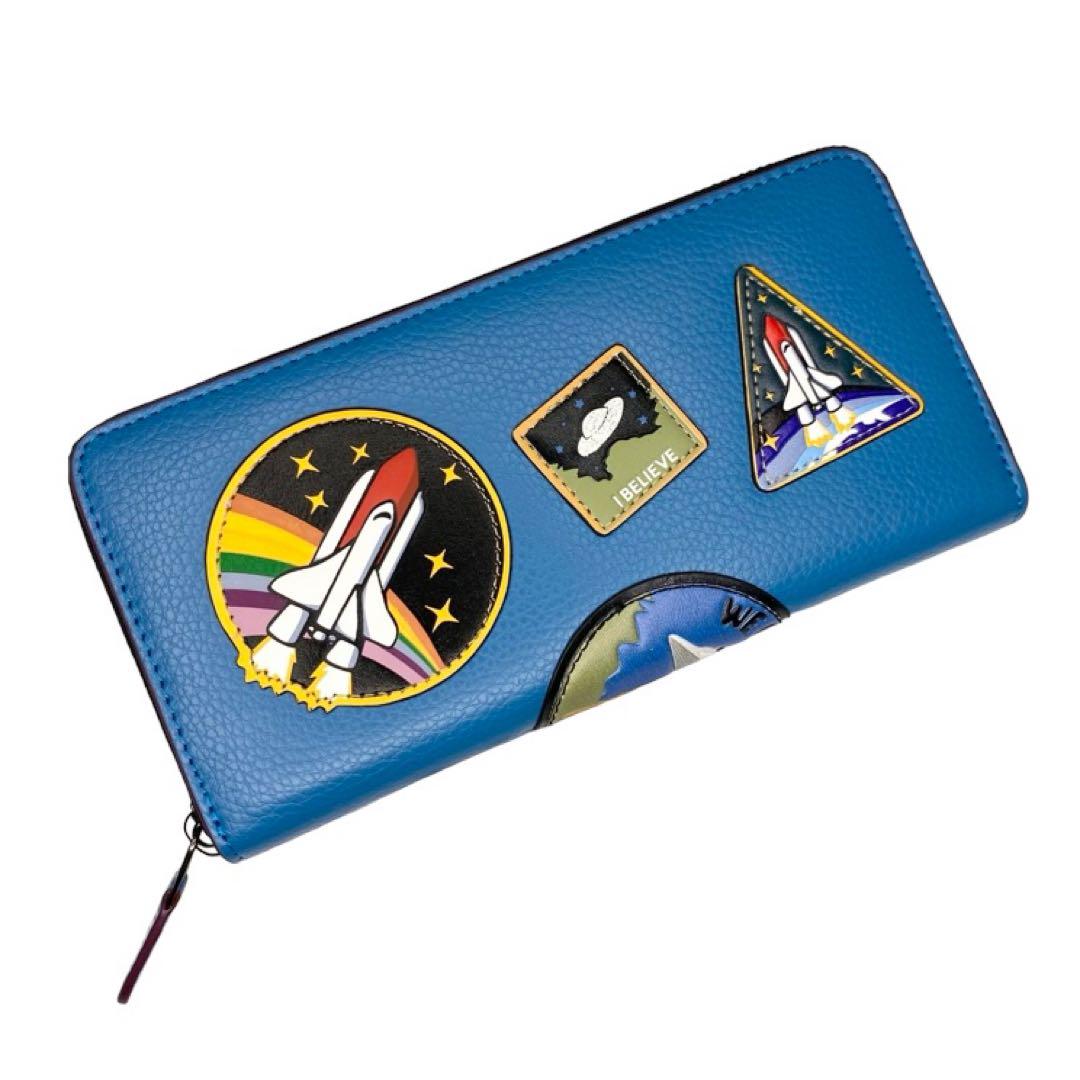 【VINTAGE】COACH アコーディオン長財布 COACH コーチ 長財布 COACH×スペースアコーディオン - 長財布