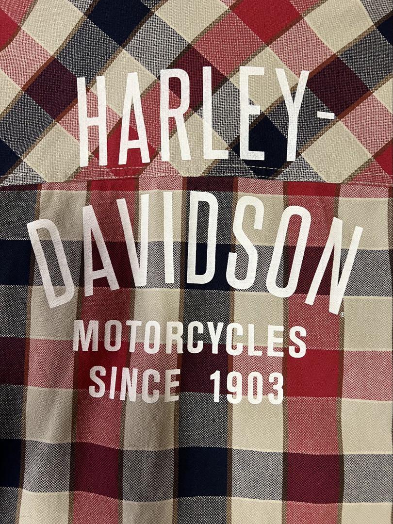 【お値下げ】HARLEY-DAVIDSON チェック柄ジャケット メンズLサイズ