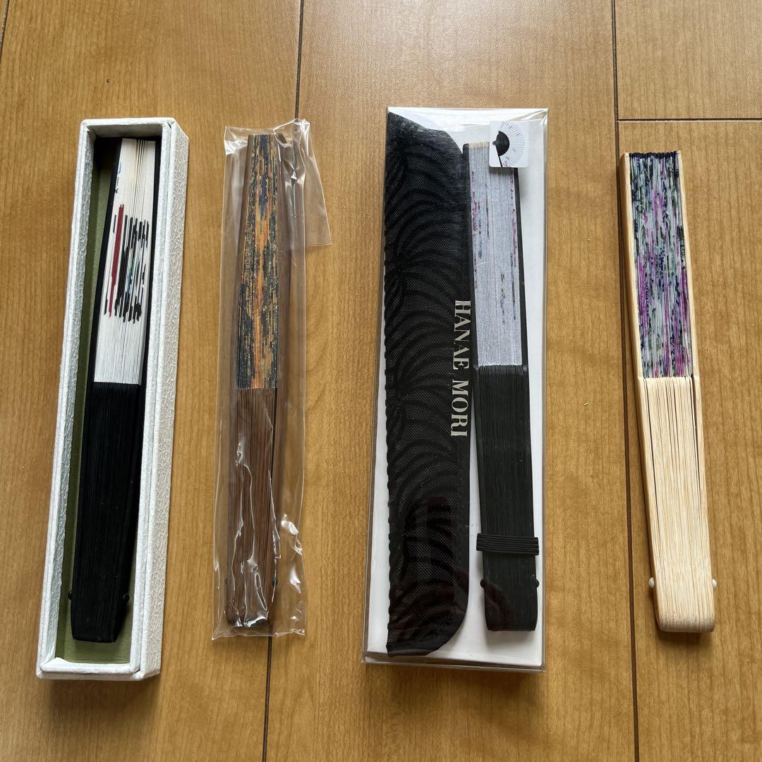 扇子4個 新品未使用です。*(^o^)/* - メルカリ