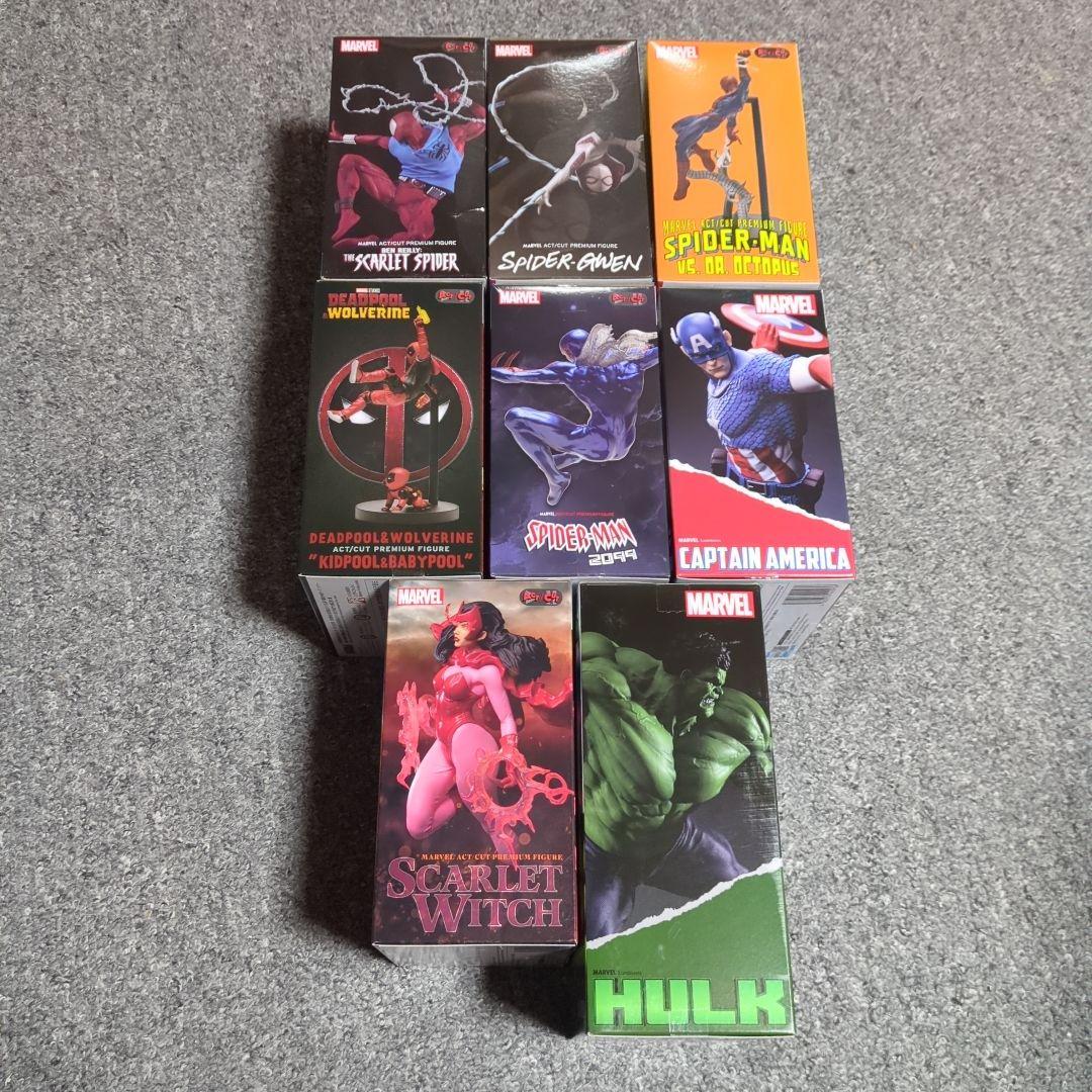 MARVEL系　プライズフィギュア　スパイダーマン　デッドプール　他　まとめ売り