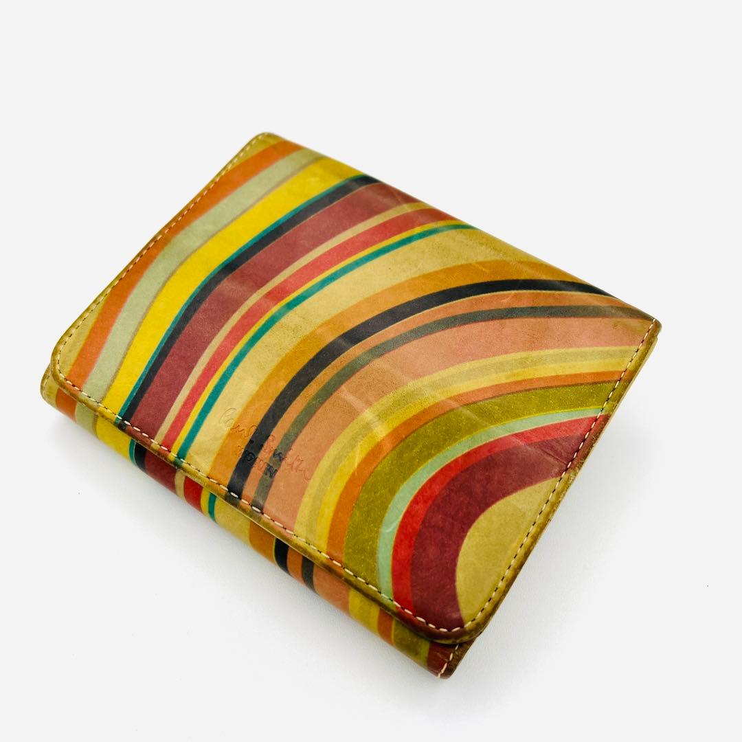 Paul Smith ポールスミス 折り財布 サイフ レインボー 【30%OFF