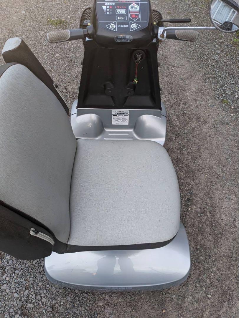 美品✨Mitsubishi 電動車椅子 シルバー