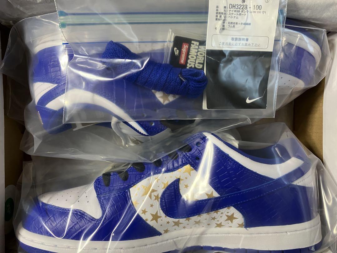 べ*べ様 Supreme × Nike SB Dunk Gold Stars B