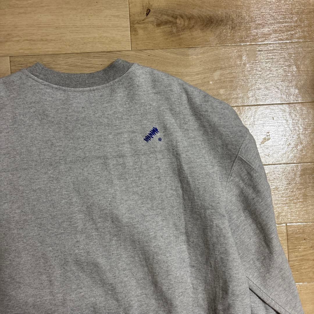 ADER ERROR アーダーエラー ビッグシルエット ロゴスウェット グレーL・ADER error MEDICALDB_JP