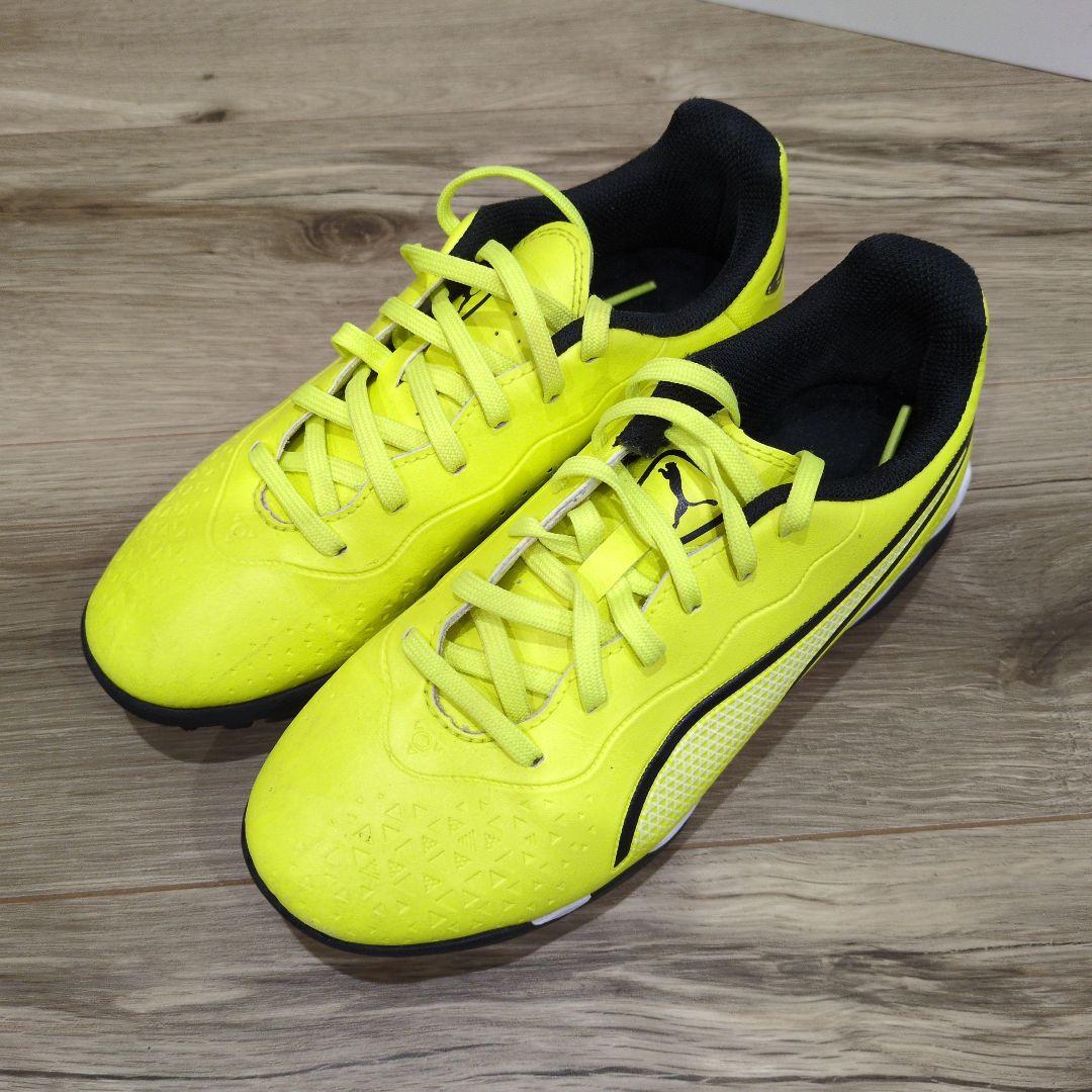 PUMA KING サッカーシューズ ホワイト/イエロー 26.0cm（PUMA