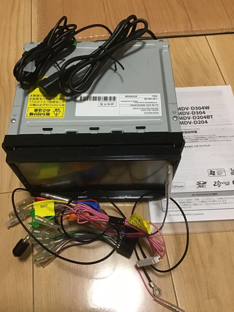 KENWOOD 彩速ナビMDV-D304W 2018年製