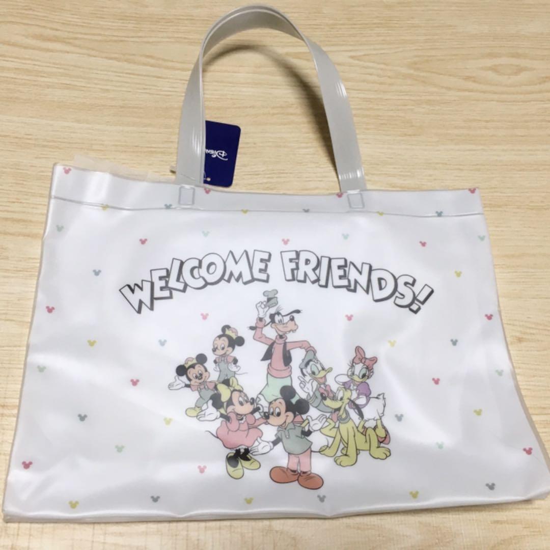新品 ディズニー レトロミッキー プールバッグ メルカリ