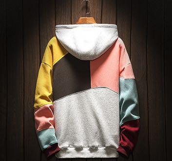 人気公式店 残り3♪新品未使用♪パッチワークパーカー ピンクイエロー L XL 人気公式店 残り3♪新品未使用♪パッチワークパーカー ピンクイエロー L XL