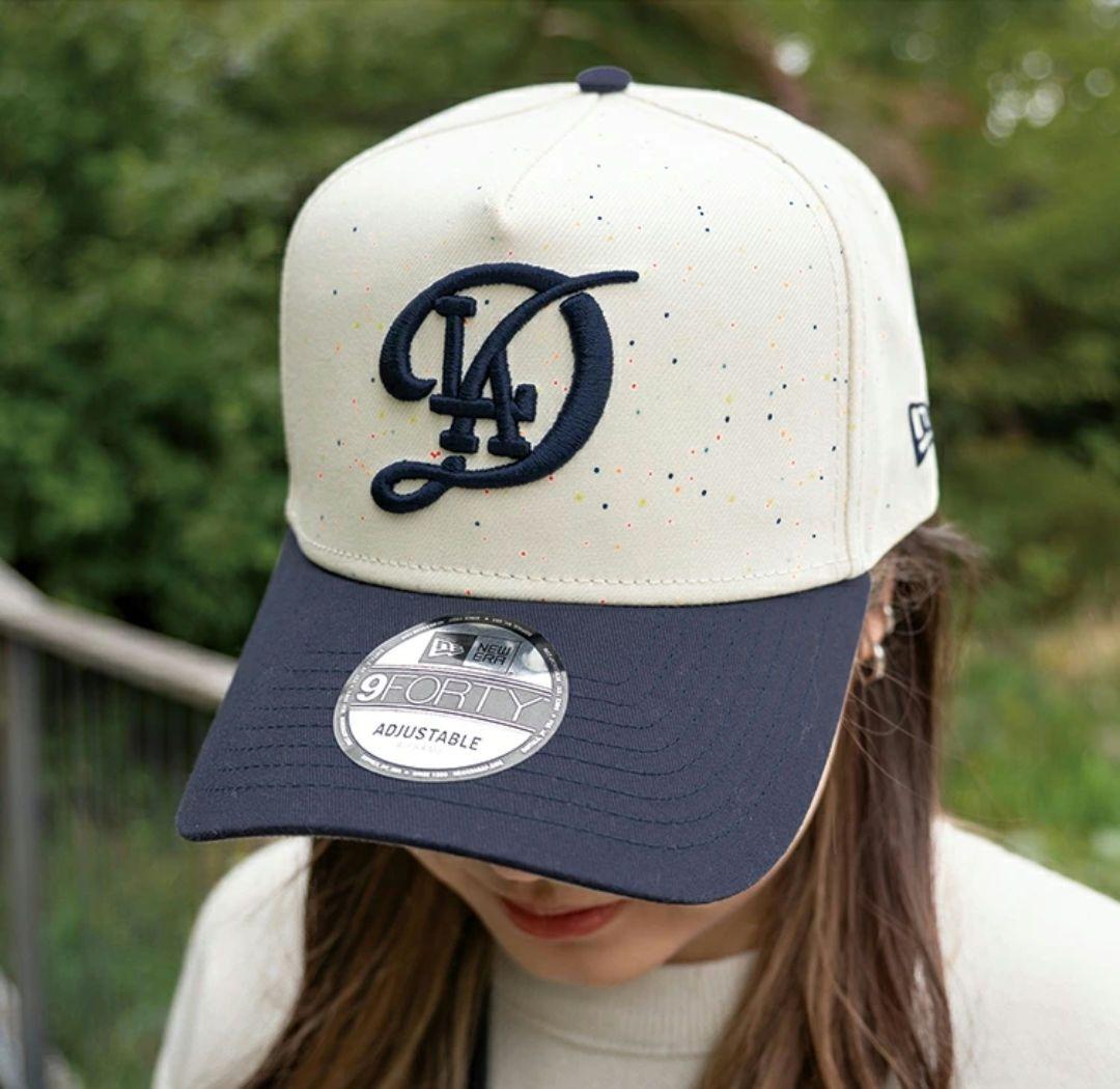 NEW ERA ドジャース キャップ アイボリー　星の銀河