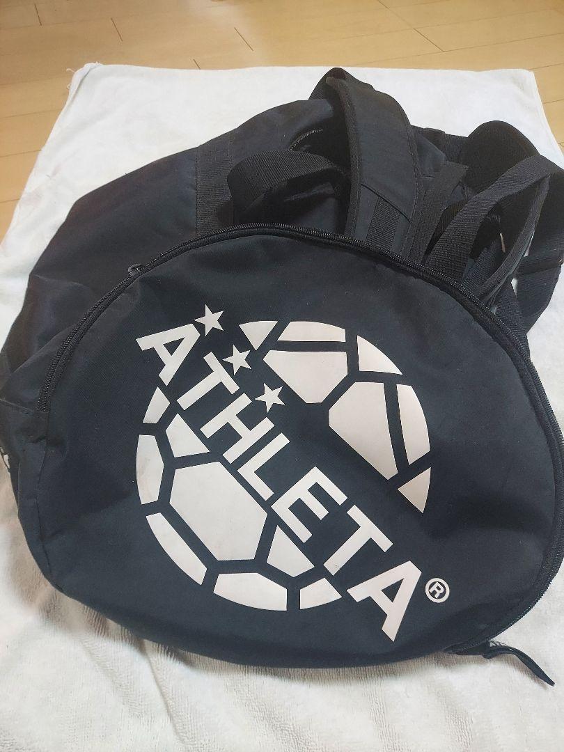 ATHLETA ドラムバッグ 黒 サッカーボールデザイン 5,300円