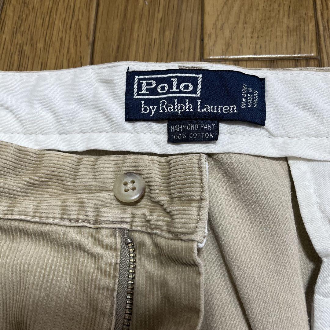 ラルフローレン HAMMOND PANT コーデュロイパンツ ベージュ W34