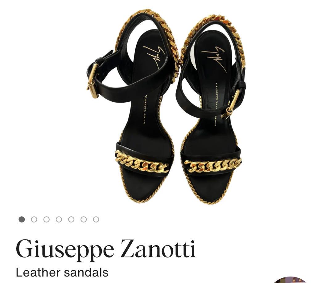 Zanotti ウェッジヒールサンダル
