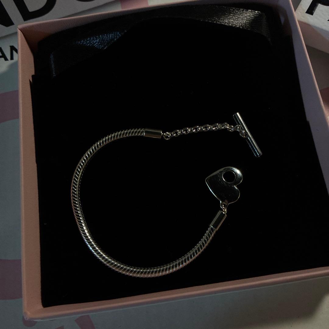 PANDORA ブレスレット ハートモチーフ