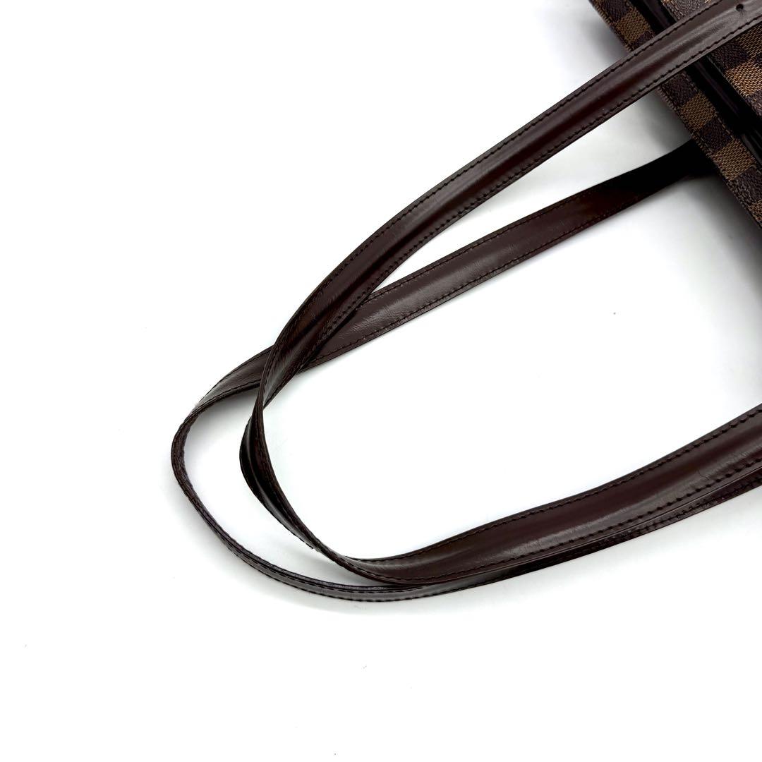 鑑定済】 LOUIS VUITTON チェルシー トートバッグ ダミエ エベヌ