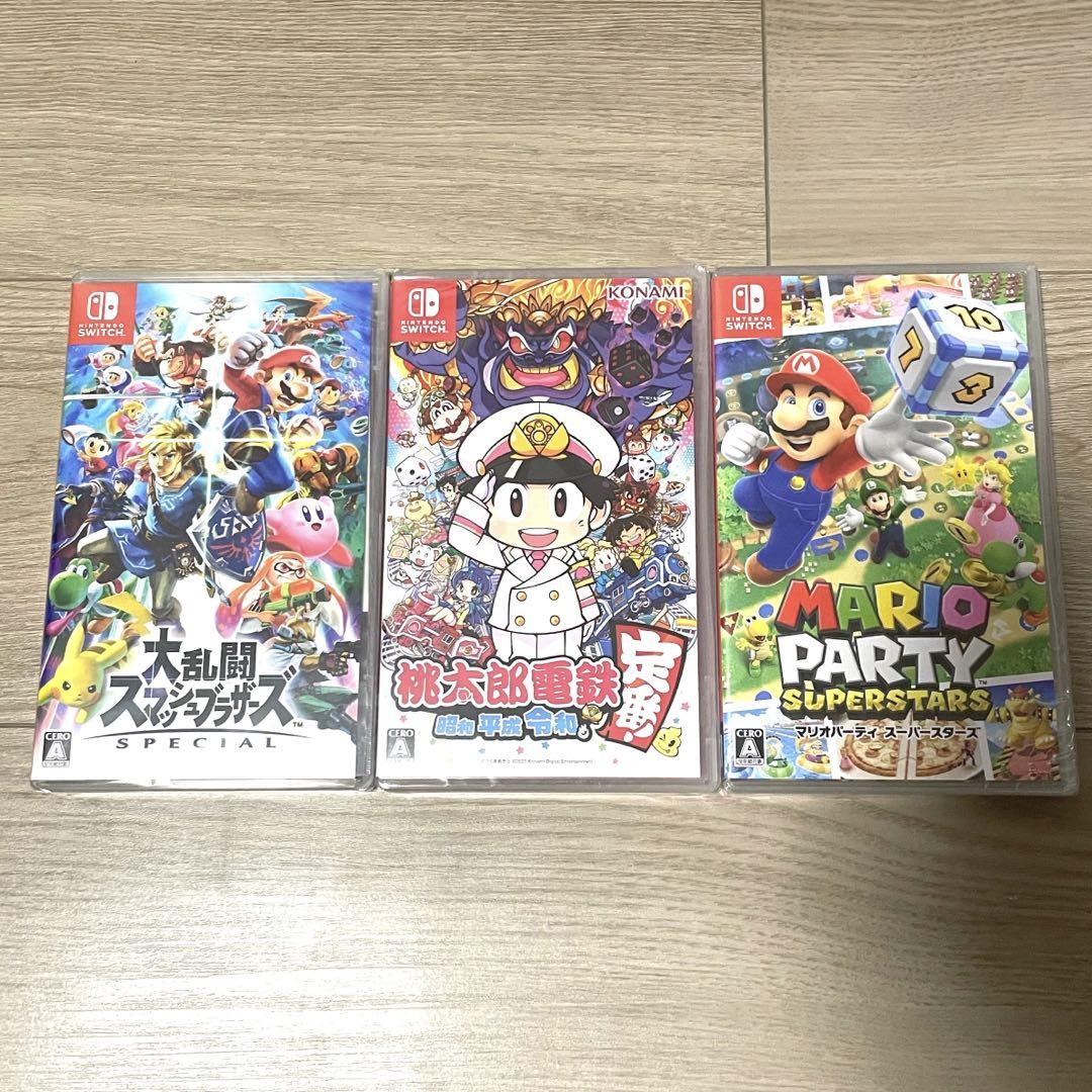 Nintendo Switch ソフト3本 新品未開封