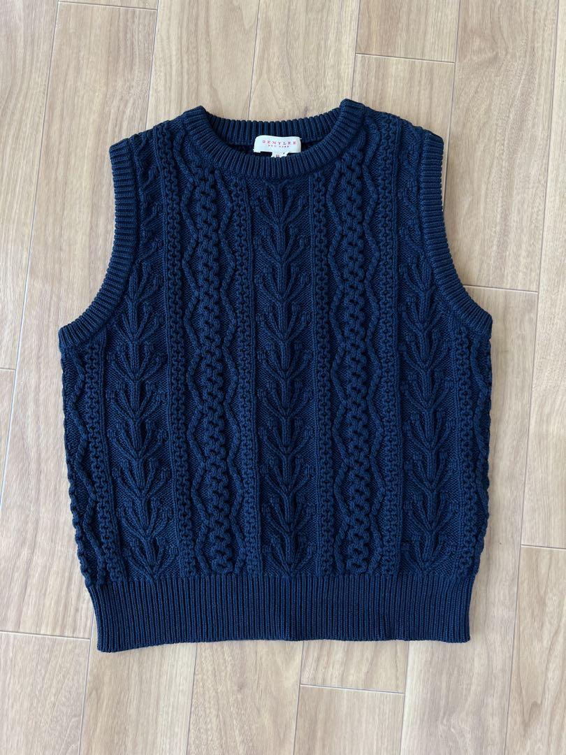 DEMYLEE ニットベスト XS ネイビー