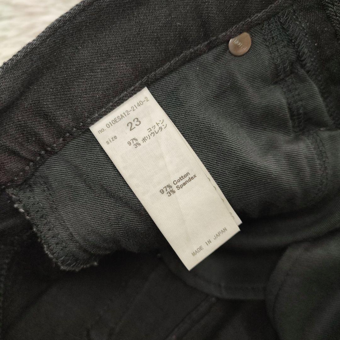 MOUSSY size 23 HW Rebirth FLARE ブラック フレア