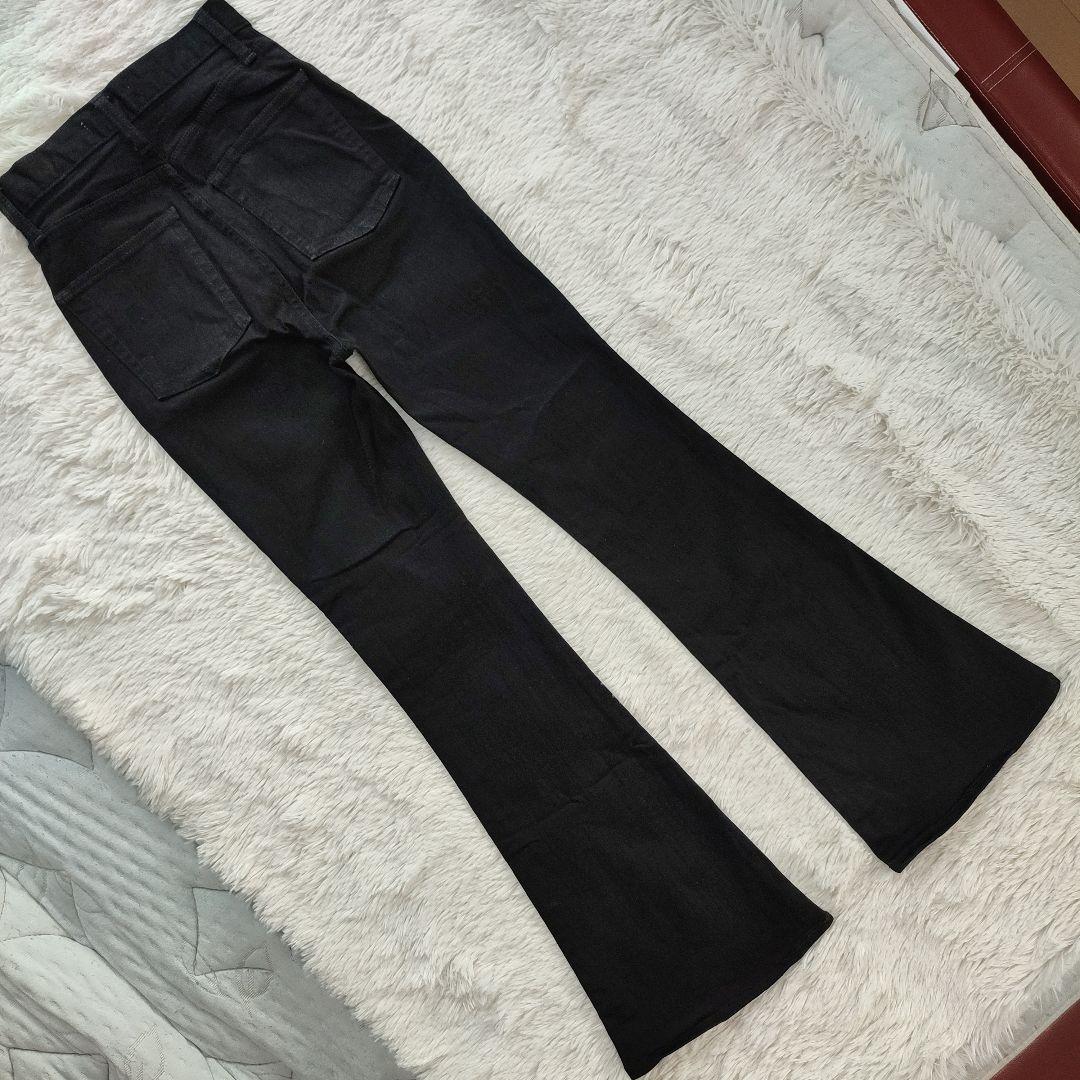 MOUSSY size 23 HW Rebirth FLARE ブラック フレア