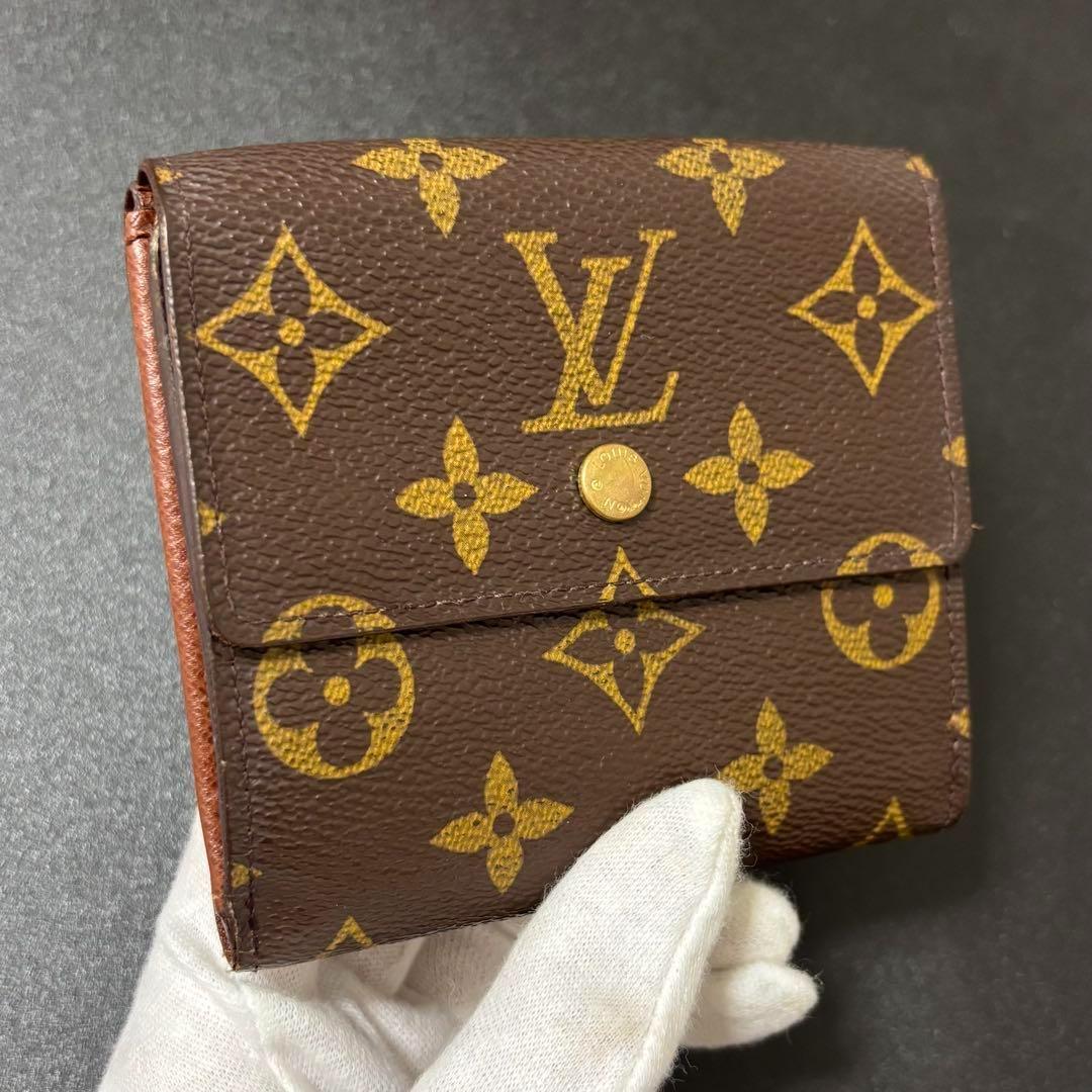 LOUIS VUITTON 三つ折り財布 Wホック モノグラムミニラン LOUIS VUITTON ルイヴィトン Wホック 三つ折り財布 モノグラム