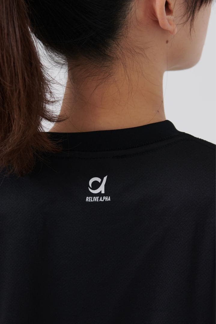 リライブ　シャツ　α 男女兼用 リカバリーウェア 黒 LLサイズ【新品未使用】