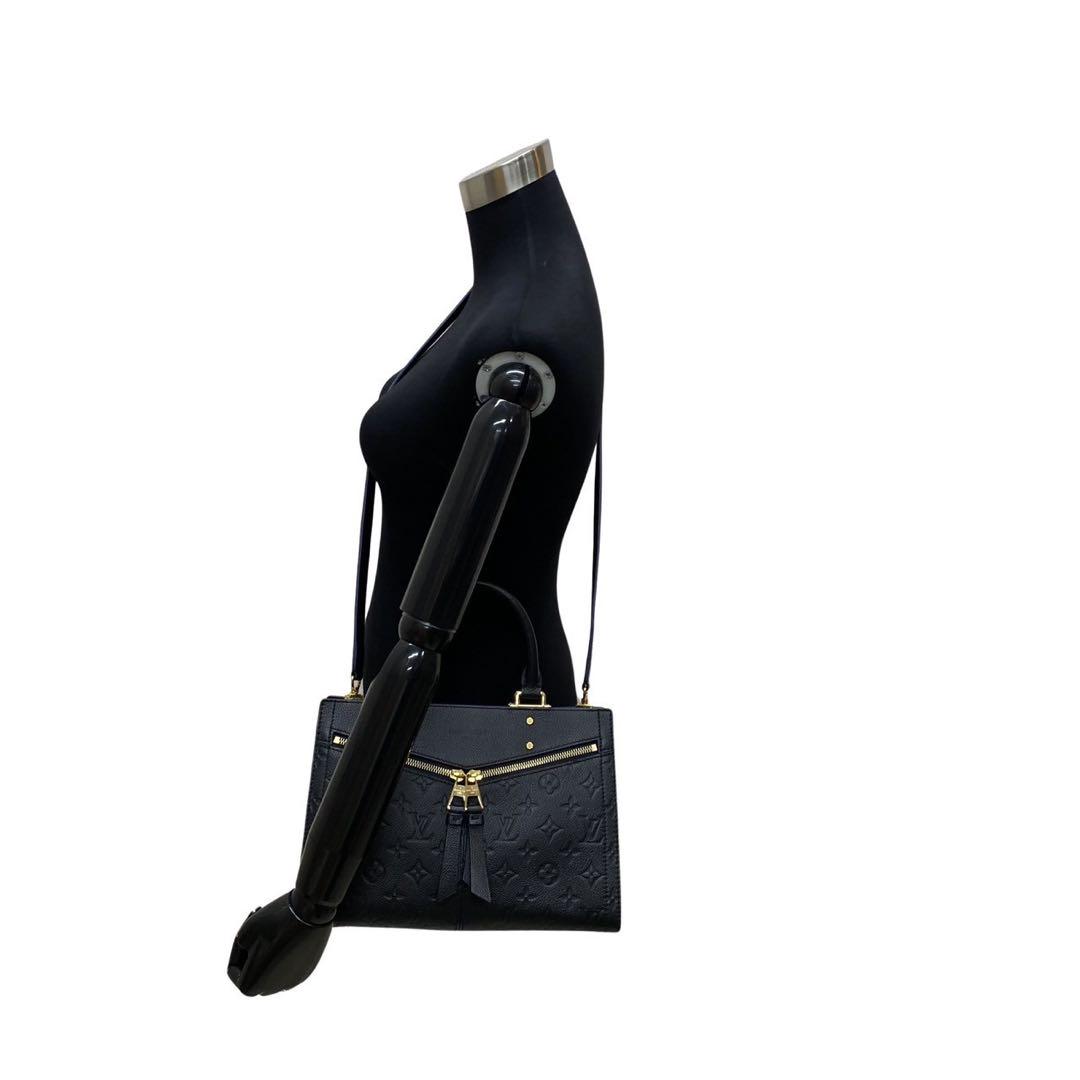 未使用保管品 箱 袋付 ルイヴィトン レザー 2way ショルダーバッグ 黒