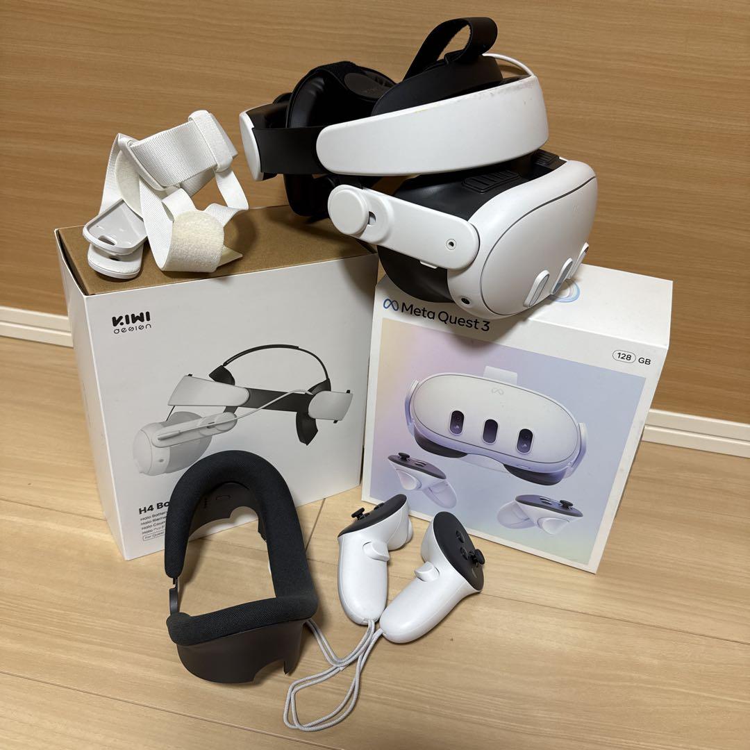Meta Quest 3 VRヘッドセット KIWI H4Boostセット