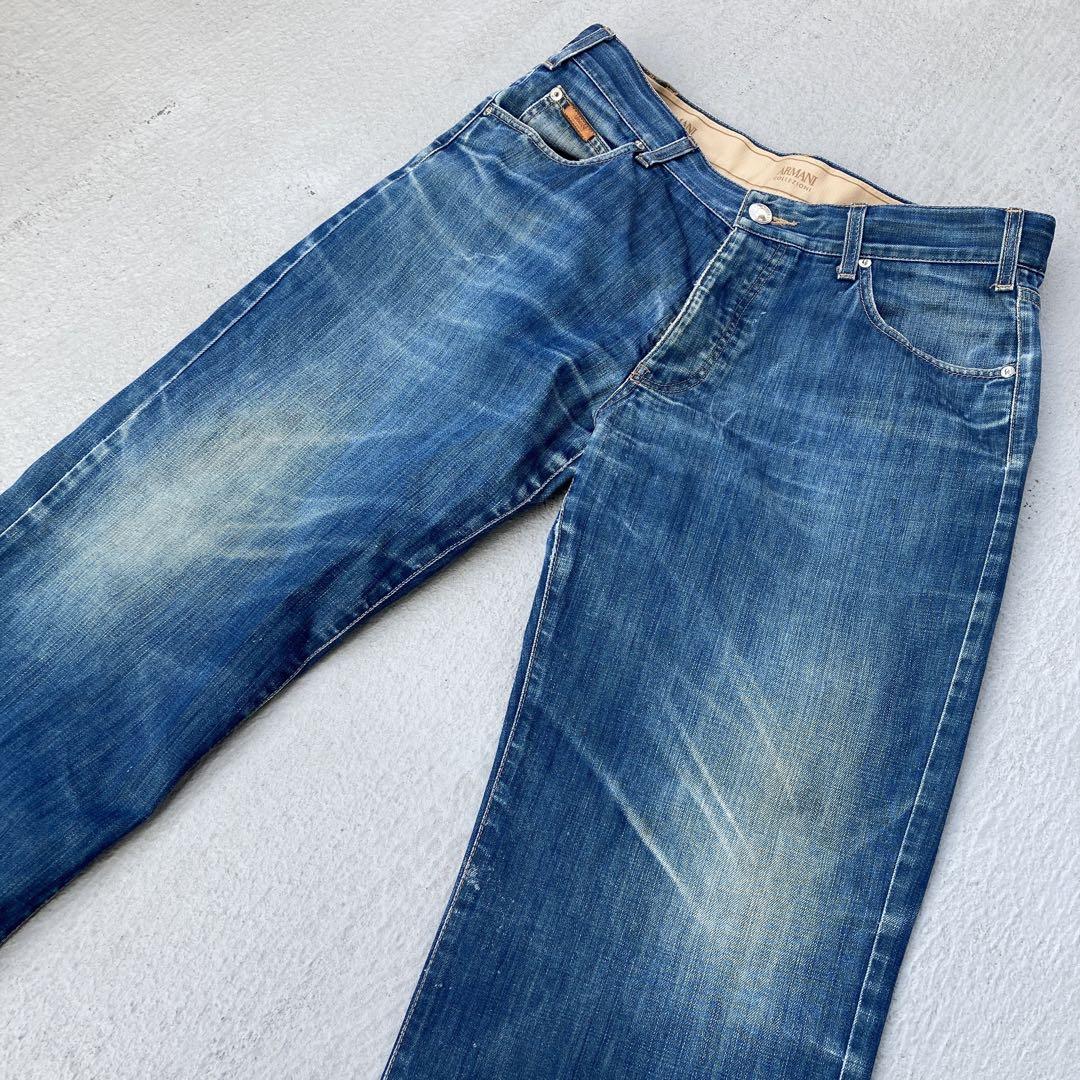 ARMANI COLLEZIONI デニムパンツ　ストレート　古着