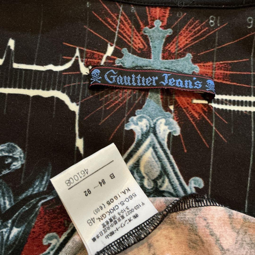 Gaultier Jeans 長袖カットソー 黒・赤