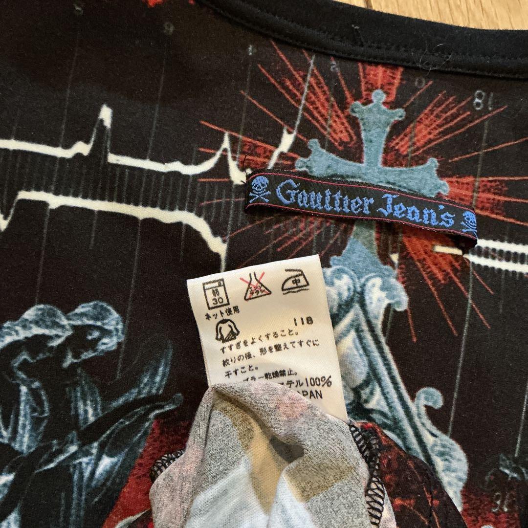 Gaultier Jeans 長袖カットソー 黒・赤