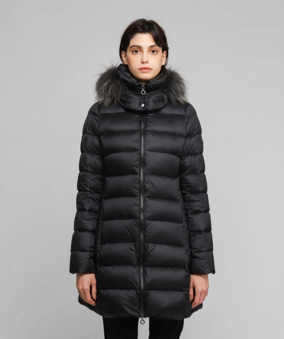 【美品】TATRAS タトラス SARMA ブラック ダウンコート ファー 22 画像2