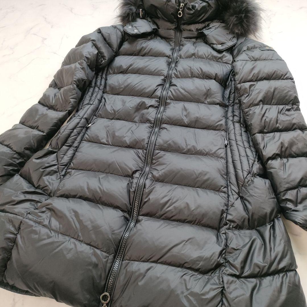 【美品】TATRAS タトラス SARMA ブラック ダウンコート ファー 22 画像8