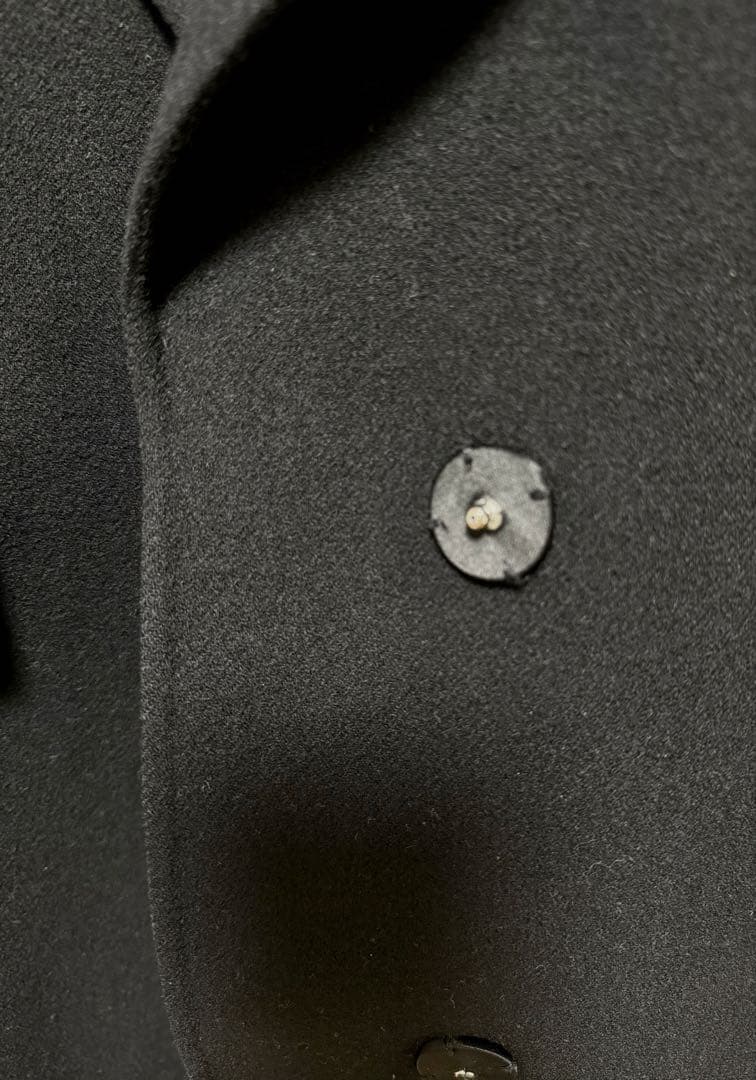 Drawerドゥロワー ブラック ロングリバーコート Drawerドゥロワー ブラック ロングリバーコート