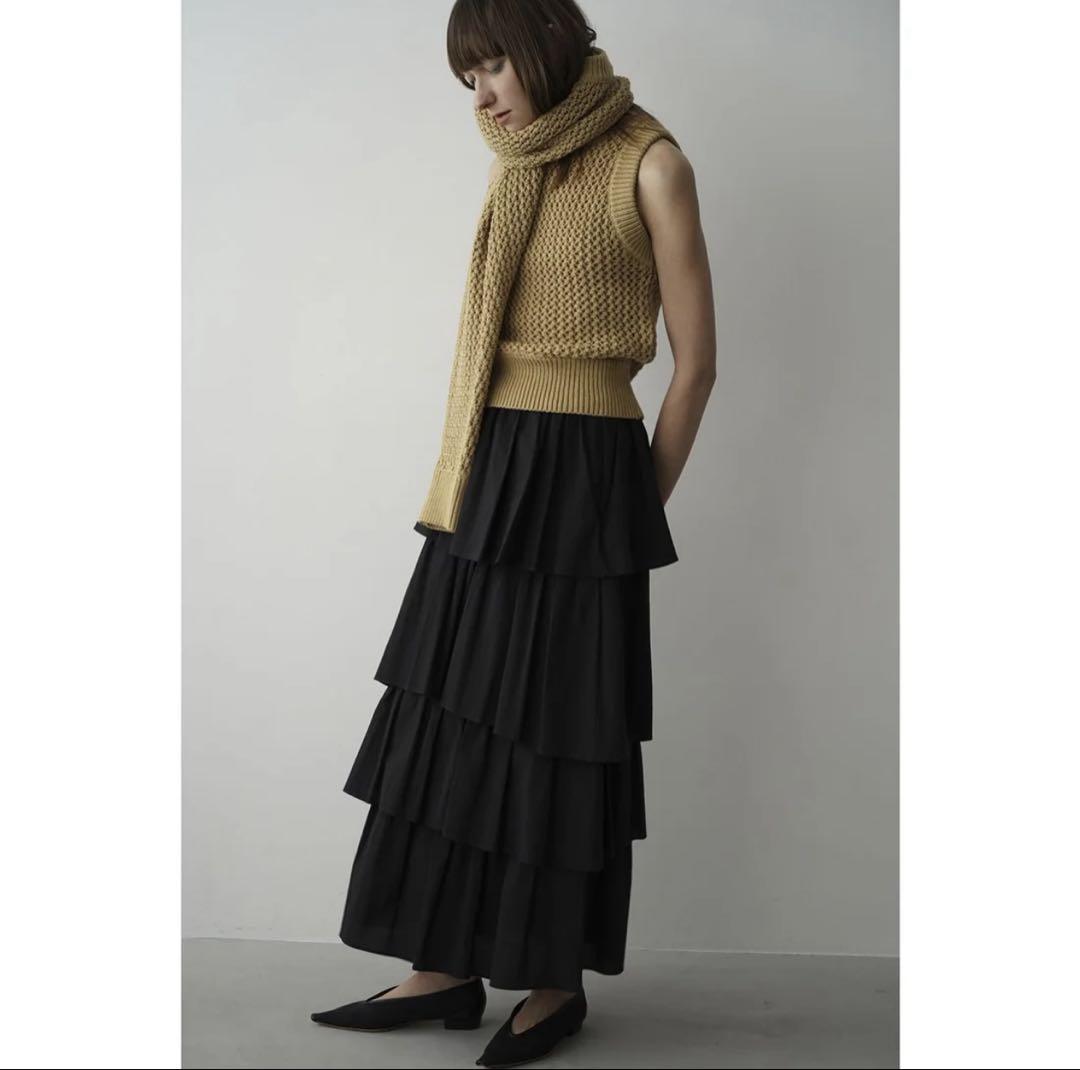 クラネ BOLERO SET UP MESH KNIT TOPS
