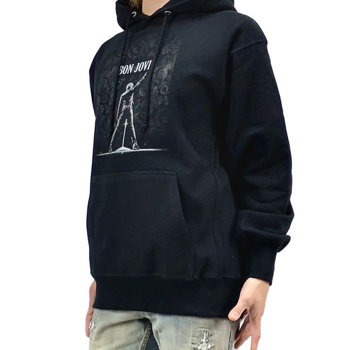 NEW ARRIVAL 新品 ボタニカル パーカー Tシャツ nTK2e-m29486614071 ボンジョヴィ バンド ライパフォーマンス 国産日本製