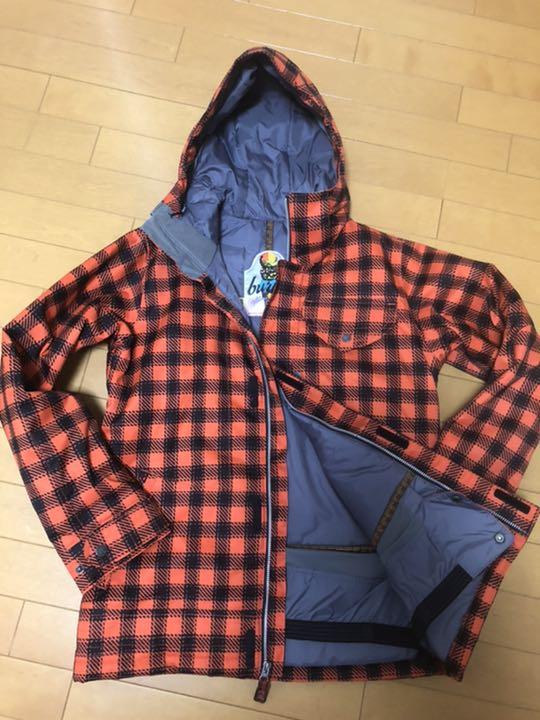 バートン BURTON スノーボード ジャケット L 格子柄 チェック