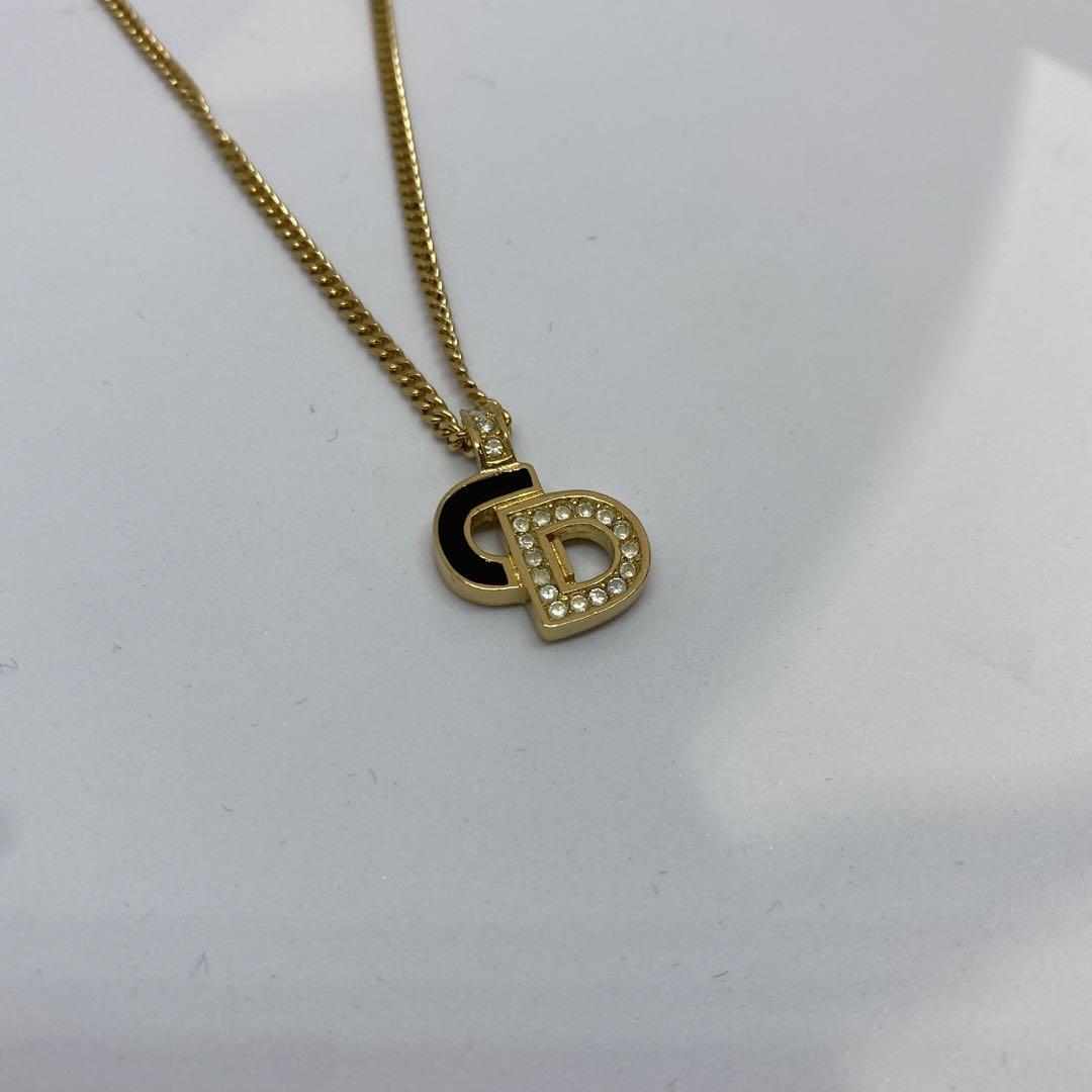 Christian Dior CDロゴネックレス(ヴィンテージアクセサリー