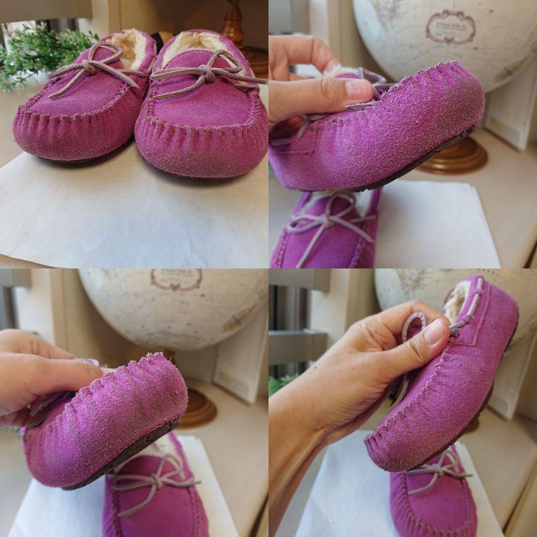 爆買い人気 美品 ugg アグ キッズ モカシンシューズ ダコタ ピンク マゼンタ 20cm 60mzS-m29489250395 即納爆買い