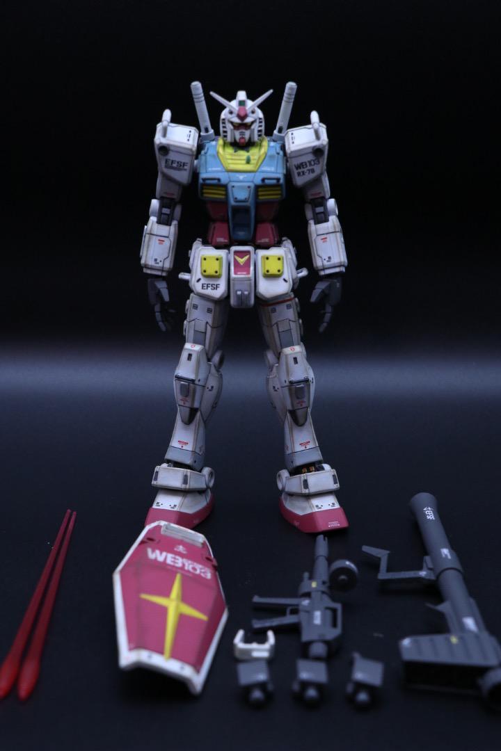 HG ガンダム 改修 塗装 完成品 ガンプラ