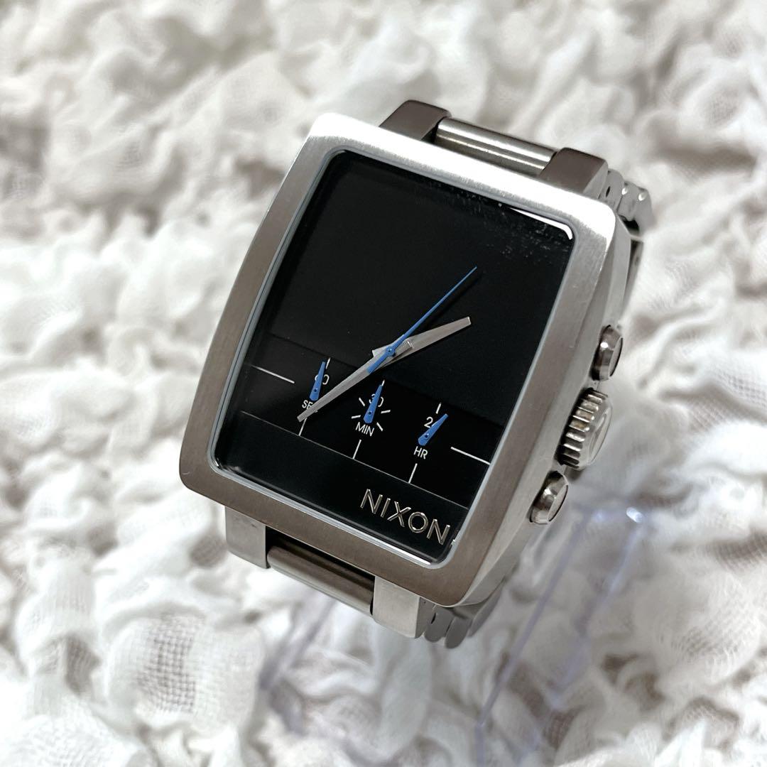 廃盤✨希少✨NIXON　アクシス　腕時計　シルバー　クオーツ　AXIS ニクソン