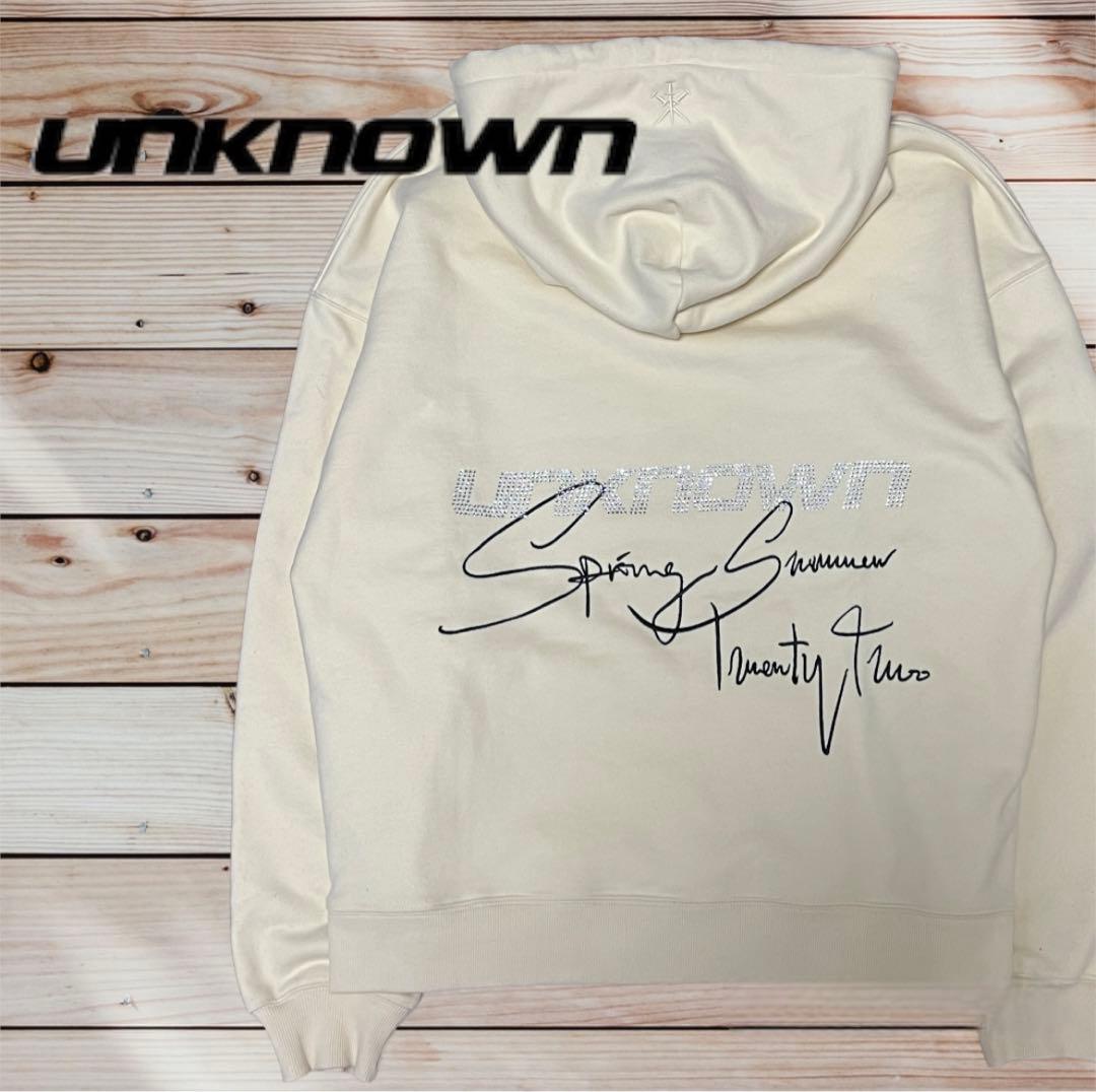 お手軽価格で贈りやすい unknown パーカーL シグネチャーライン